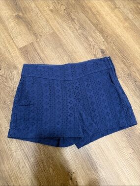 Lilly Pulitzer Navy Eyelet Shorts
